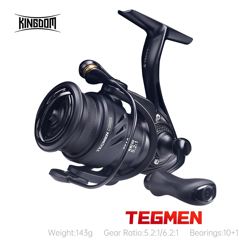 Abu Garcia Reel Revo - キングダムテグメン5.2:1 6.2:1 143gスピニングフィッシングリール高速ギア比軽量カーボンファイバーボディドラッグ10 + 1ベアリング数量