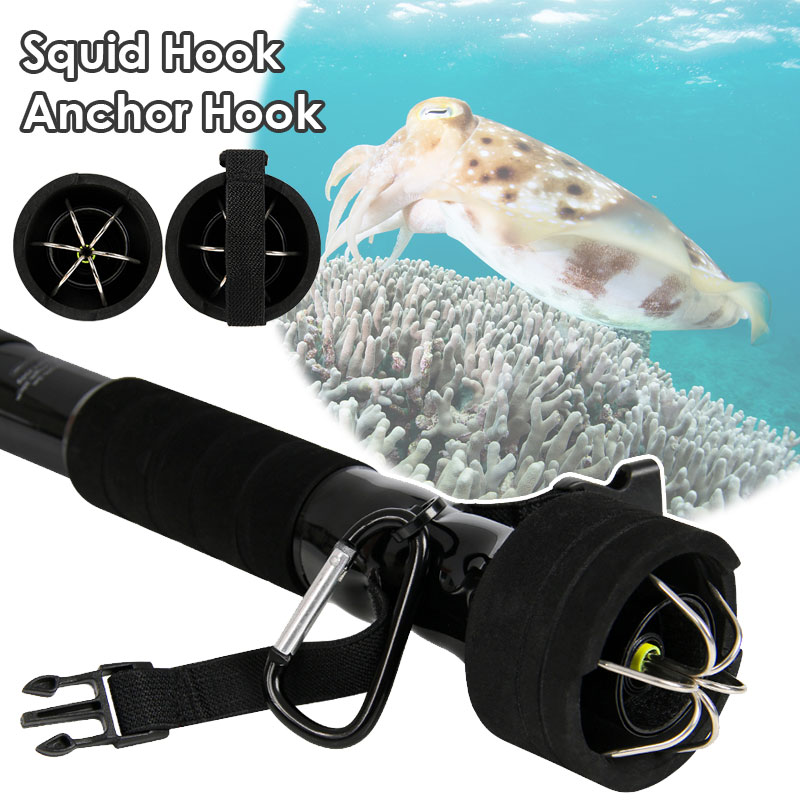 Fishing Boat Anchor - イカ針、アンカーフック、コウイカ、イカ、張吉漁具用品、3/4メートル伸縮式釣り餌イカ針