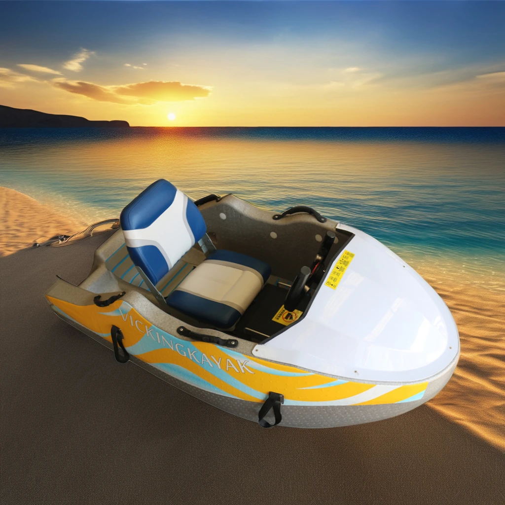 バイキングラグジュアリーミニワンシート電動ジェットボートスポ - Fishing Boat Seat のレビューと価格