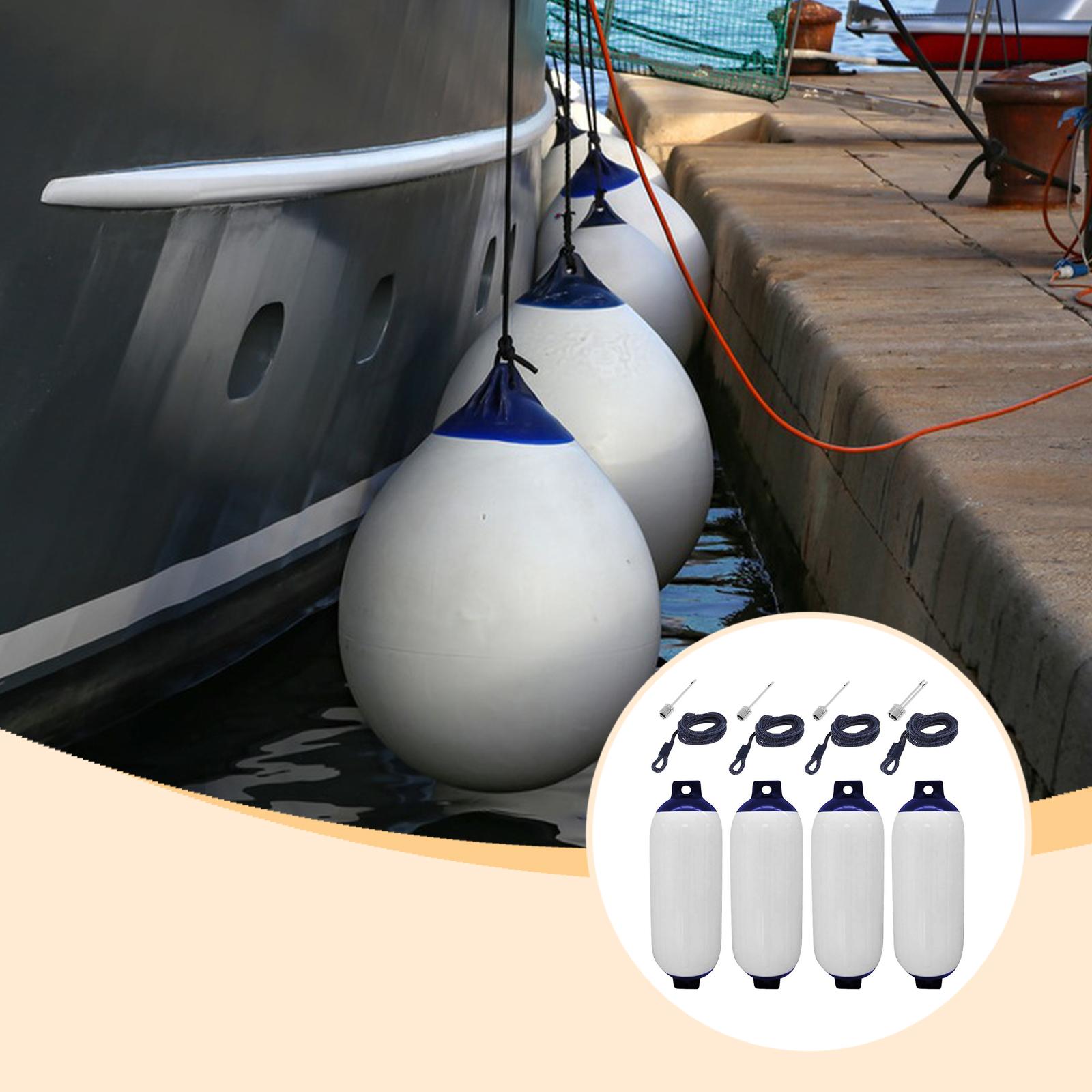4個のボートフェンダー、ボートアクセサリー、マリンドックバン - Fishing Boat Anchor のレビューと価格
